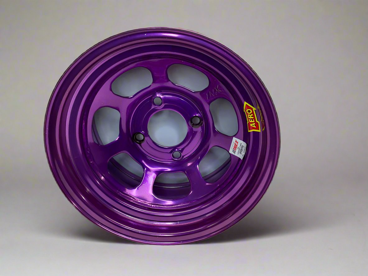 Purple Racing Wheels Aero 13lb Purple Chrome Wheel for US Legend Cars โ Impel Motorsports