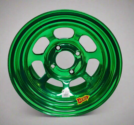 Aero 13lb Green Chome Wheel for US Legend Cars