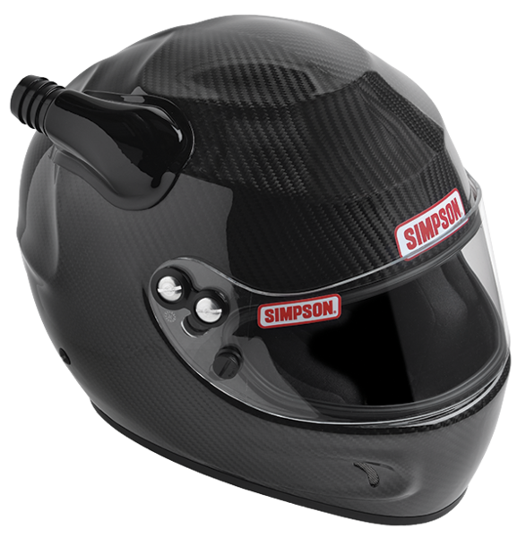 Simpson Racing Devil Ray AccessoriesForced Air Top Offset - Left Side for Carbon Devil Ray