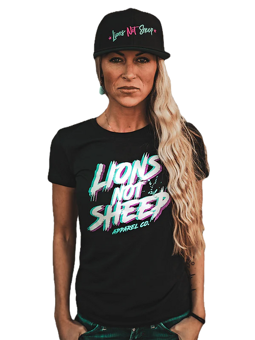 Lions Not Sheep OG Women's Race Tee - Small