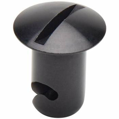 Allstar Performance Oval Head Alum Quick Turn Fastener, Black