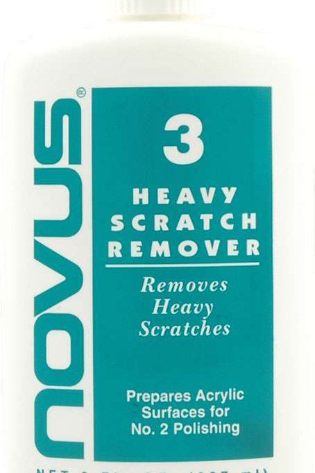 Novus Heavy Scratch Remover, 8oz Squeeze Bottle