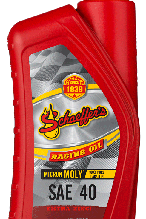 Schaeffer's Micron Moly Racing Oil SAE 40 - 1 Quart Bottle