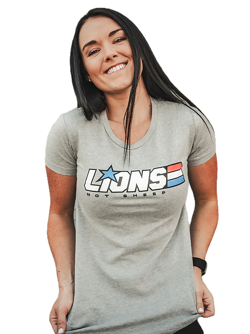 Lions Not Sheep American Hero Women's Tee - XS