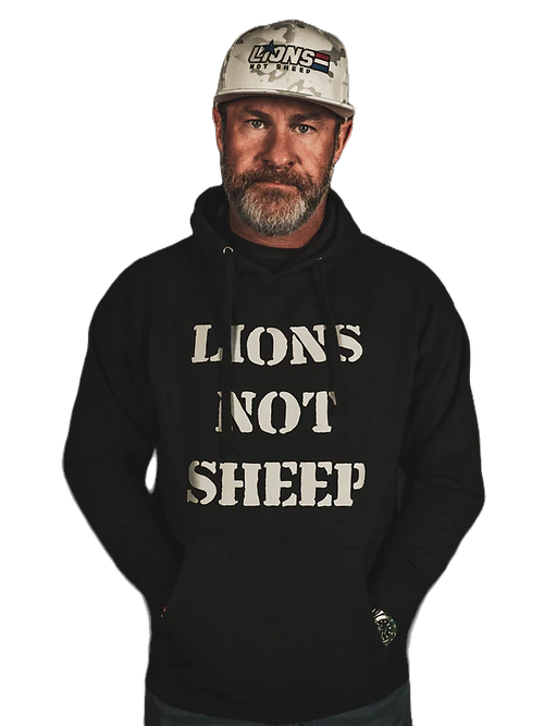 Lions Not Sheep OG Pullover Hoodie - Small