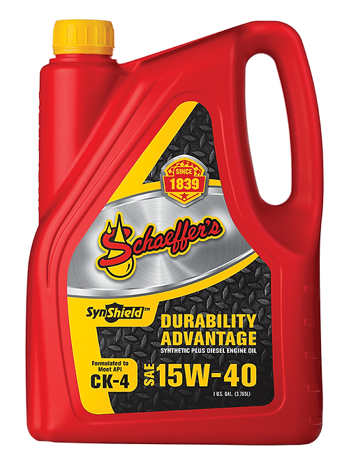 Schaeffer's Synshield Durability Advantage 15W-40 Diesel Oil - 1 Gallon Bottle