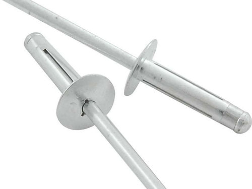 Allstar Performance Rivet, Tri-Fold, 1/2 in Head, Alum, Set of 250