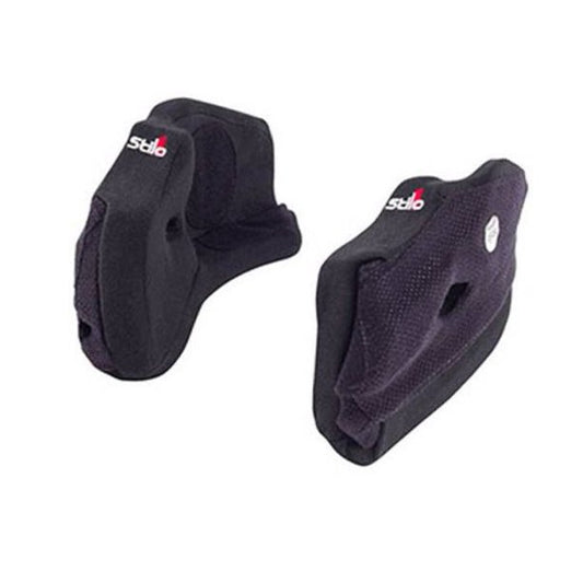 Stilo ST5 Series Helmet Cheek Pads - 25MM - Black - Pair