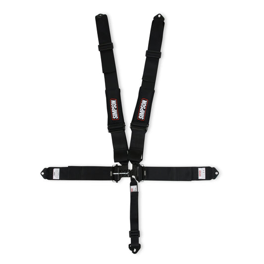 Simpson Latch & Link Off-Road Harness 3" D3 Double Pull down with pads5-point, bolt in