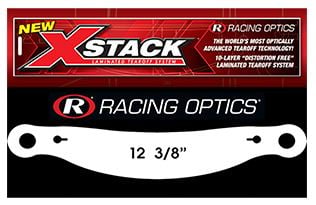 Simpson Racing Optics Laminated TearoffsXStack 10 is a stack of 10 laminated tearoffs that are 3mm thick each.<br>30 total tears (3 packs of 10)