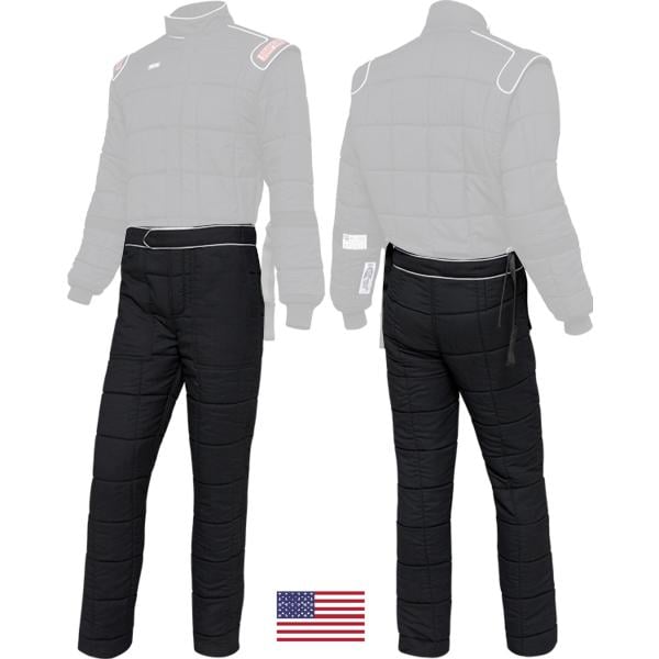 Simpson Racing Drag Two Piece Racing Suit SFI 15 PantsXXL - Black