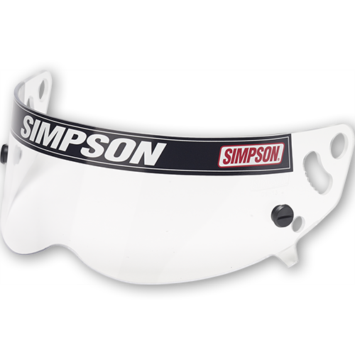 Simpson Racing Helmet Replacement ShieldsClear - Bandit, Super Bandit, Drag Bandit