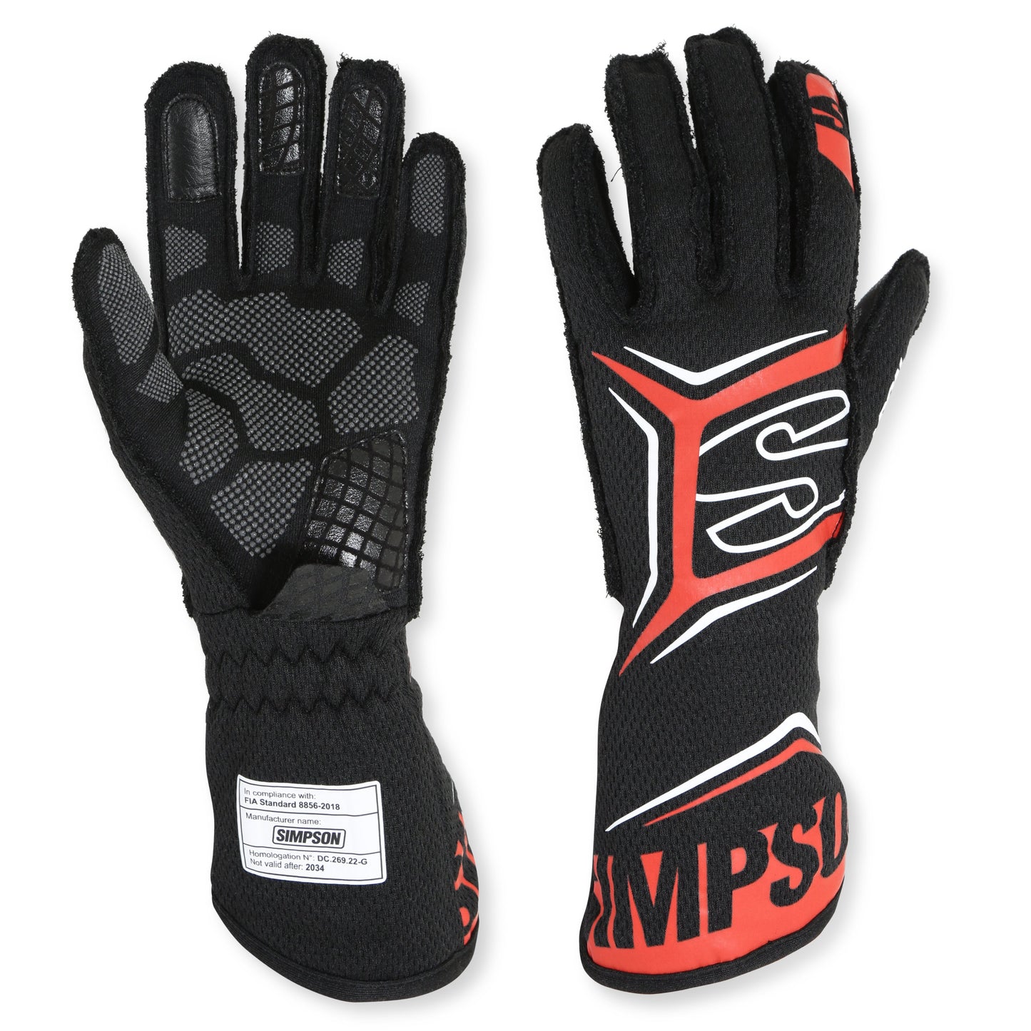 Magnata Racing Gloves Black/Red MediumMedium - Black/Red