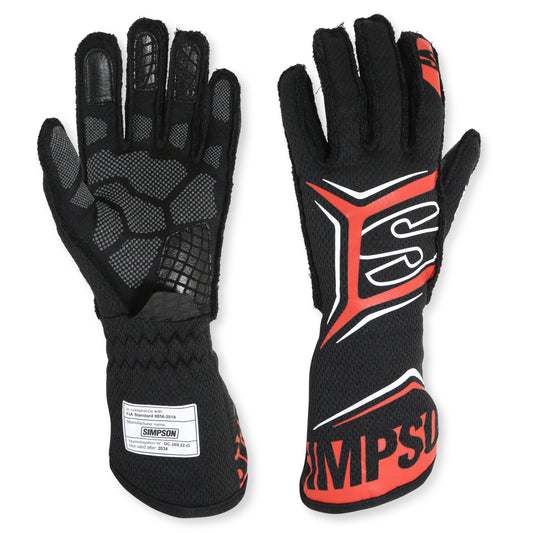 Magnata Racing Gloves Black/Red MediumMedium - Black/Red