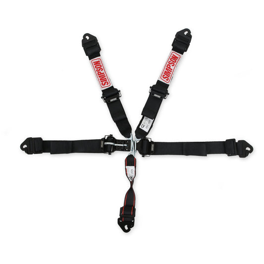 Simpson Latch & Link SFI Harness 2" Double Pull down SFI 16.15-point, Clip in