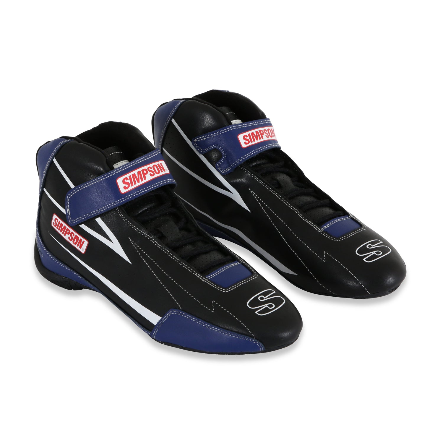 Simpson Racing Supercoil Shoe Black/Blue - 9Size 9 Black/Blue