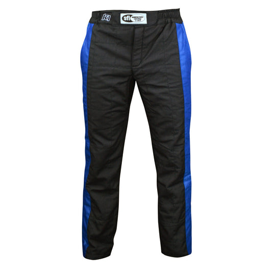 K1 Sportsman Adult Nomex® Fire Pants - SFI 3.2A/5 - Black, Blue - Small 48